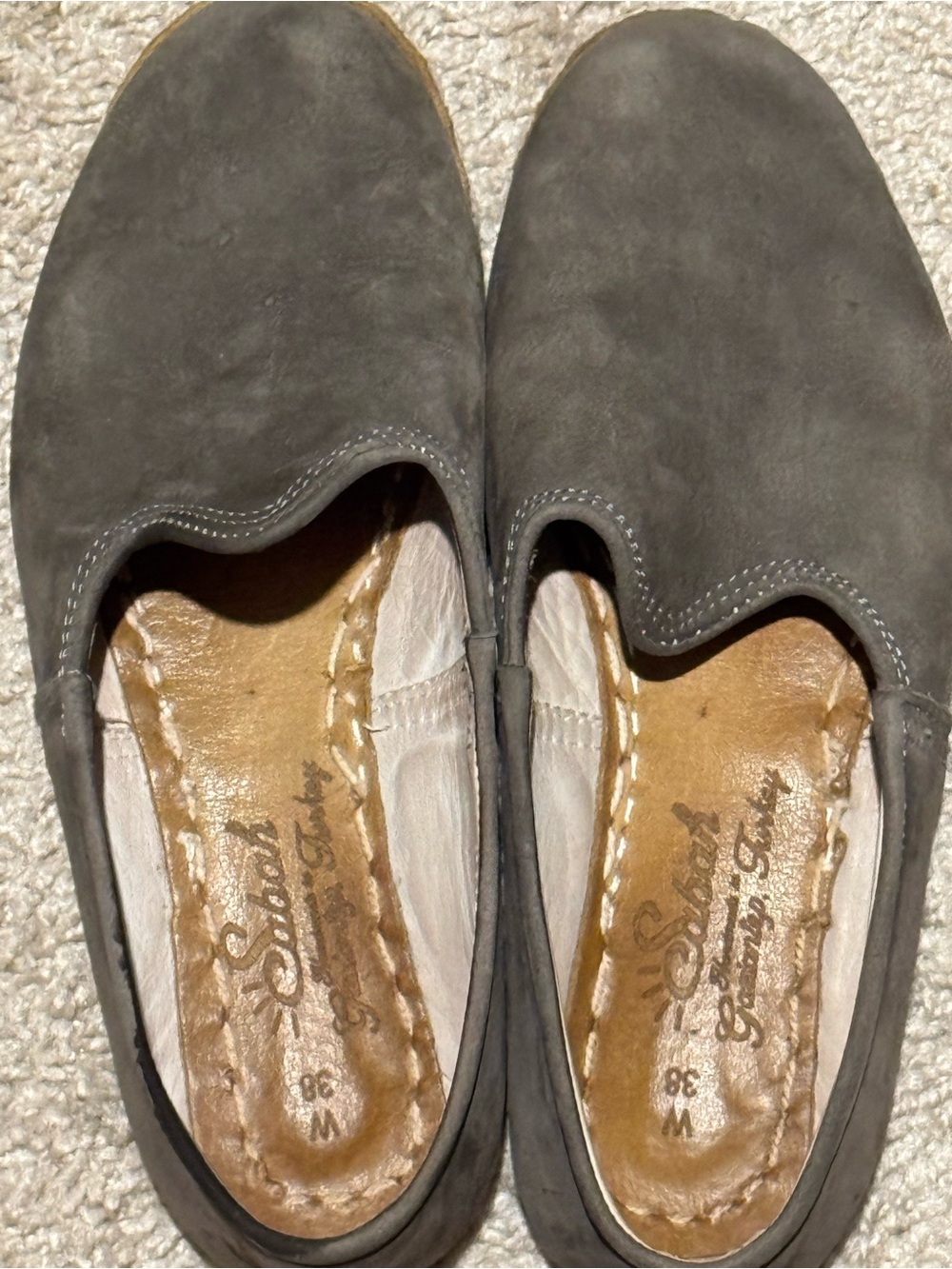 Walker St. Sabah Slip-On Suede Flats 38W